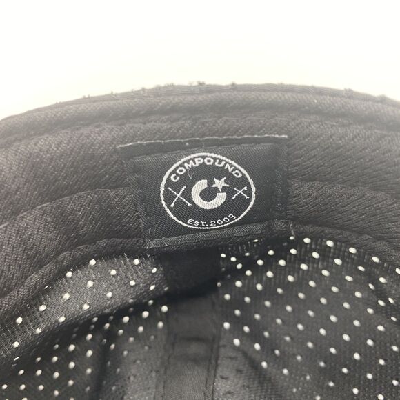 Compound Skate Surf Paddle Fly Fishing Florida Sarasota Black Hat Snapback Cap - Picture 2 of 7